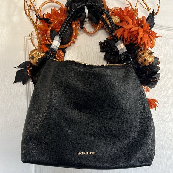 Michael Kors Black Pebbled “Lexington” Large Handbag! NWT!! - Picture 10 of 12